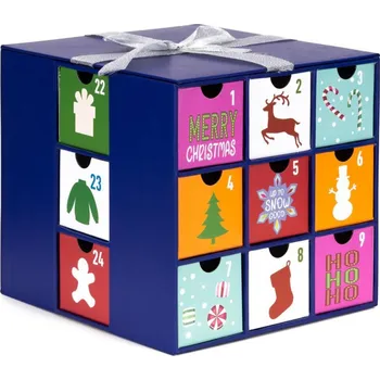 Vánoční dekorace Springos Adventní kalendář 20,5x19 cm SPRINGOS CA1509