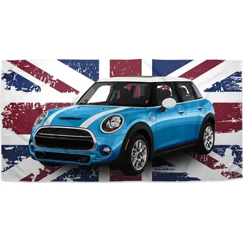 Osuška Sablio Ručník Mini sedan Britská vlajka - 50x100 cm