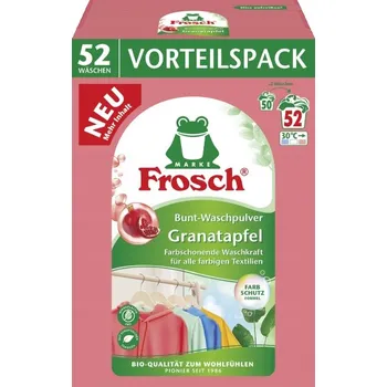 Prací prášek PRACÍ PRÁŠEK FROSCH GRANÁTOVÉ JABLKO 52 PRANÍ 3,432 KG. z Německa