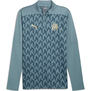 Pánské tričko PUMA Pánská předzápasová bunda Olympique de Marseille PUMA Bold Blue Ocean Tropic XS MODRÁ
