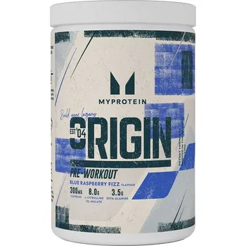 Anabolizér MyProtein Origin Pre-Workout 600 g Příchuť: modrá malina