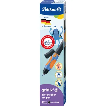 Inkoustový roller pro leváky Pelikan Griffix 3 - černý