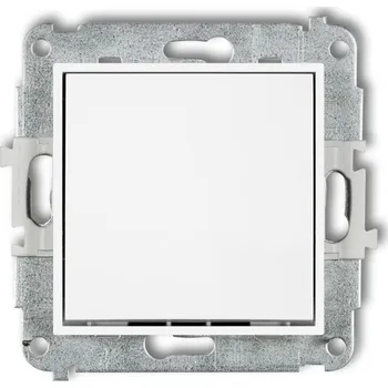 vypínač Křížový přepínač Karlik MWP-6.1 bílý