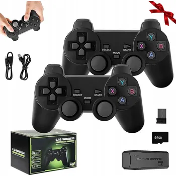 Herní konzole HERNÍ TELEVIZNÍ KONZOLE RETRO MINI 20000 HER VIDEO EMULÁTOR 2 OVLADAČE HDMI