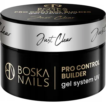 Lak na nehty Boska Nails Stavební gel nehty Just Clear Boska 15ml PRO