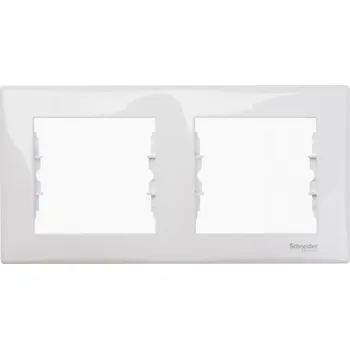 Dvojitý Rámeček Schneider Electric bílý