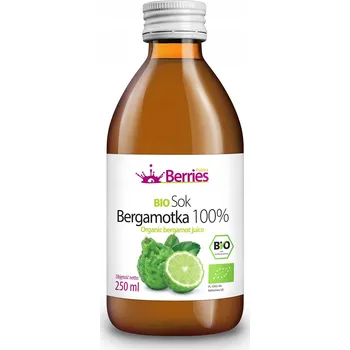 Bergamotová šťáva 100% Berries Polska 250 ml bez cukru a konzervantů