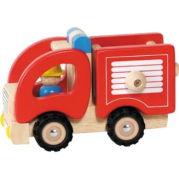 Dřevěná hračka Auto - Hasiči dřevěné (Goki) - Novinky