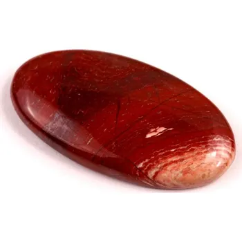 Přírodní kámen Kabošon Red Snakeskin Jasper č.7652 (36x18x6mm)