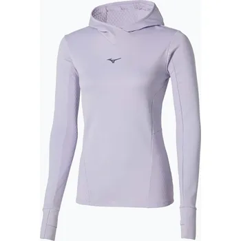 Dámská mikina Dámská běžecká mikina Mizuno Active Warm Hooded icelandic blue