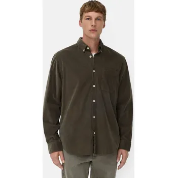 KOŠILE CAMEL ACTIVE LONGSLEEVE SHIRT DARK BROWN