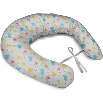 Polštář Sablio Těhotenský polštář Dudlíky a body