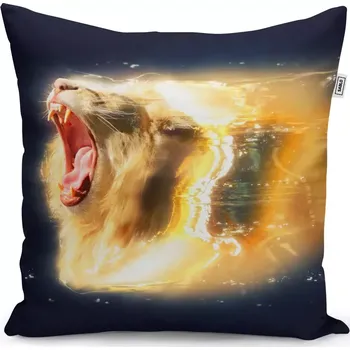 Polštář Sablio Polštář Lev art - 50x50 cm