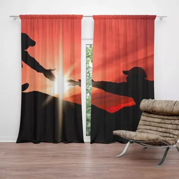 Závěs Sablio Závěs Horolezci: 2ks 140x250cm