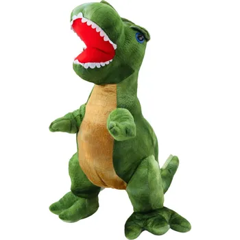plyšák LEAN Toys Plyšový dinosaurus s texturovanou kůží 45 cm zelený