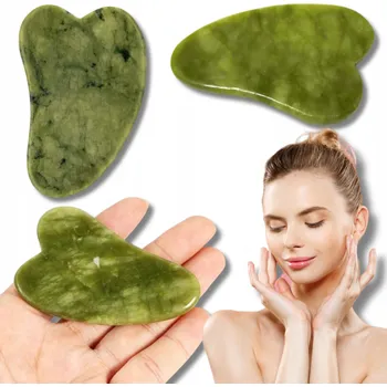 Masážní přístroj Kamień gua sha Jadeitový masážní přístroj na obličej Jadeit