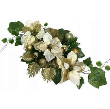 Smuteční dekorace Vánoční dekorace na hrob hřbitova Náhrobní vázanka Betlémská hvězda