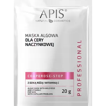 Pleťová maska APIS Algová maska pro pleť s rozšířenými žilkami s divokou růží a vitamínem C 20g