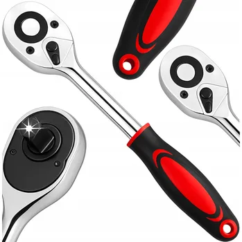 Klíč NÁSTRČNÝ KLÍČ S RÁČNOU, SADA NÁSTRČNÝCH HLAVIC, SILNÝ, PŘEPÍNACÍ RUKOJEŤ 1/2"