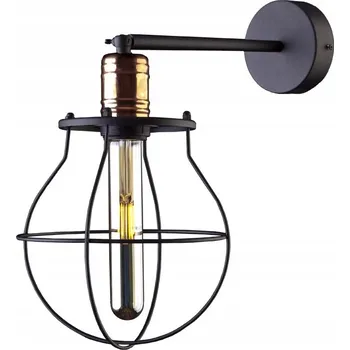 Nástěnné svítidlo Nástěnné svítidlo Nowodvorski černé Manufacture zlaté E27 industriální