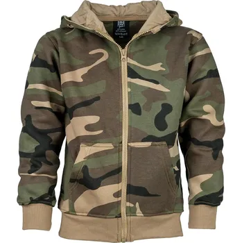 Chlapecká mikina 101 INC® Mikina WOODLAND dětská s kapucí Velikost: 98-104 cm