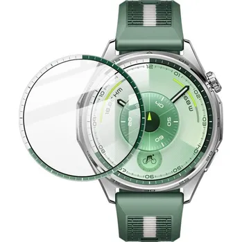 Příslušenství k chytrým hodinkám IMAK 127157 IMAK 3D Flexibilní sklo pro Huawei Watch GT 6 46mm GREEN-WHITE