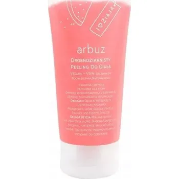 Tělový peeling Ziaja, Arbuzový tělový peeling jemnozrnný, 160 ml