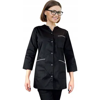 Dámská zdravotnická zástěra černá/bílá vel. 54