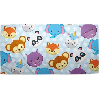 Osuška Sablio Ručník Zoo pro děti - 70x140 cm