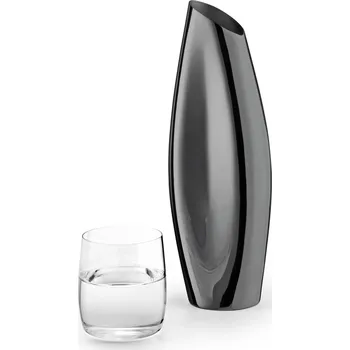 Philippi JULEM Ocelová karafa na vodu 1 l / Černá