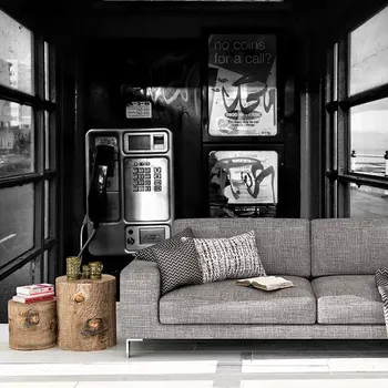 Tapeta Sablio Tapeta Telefonní budka - 125x75 cm