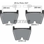 Sada brzdových destiček, kotoučová brzda TEXTAR 2451701
