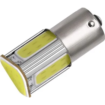 Autožárovka Žárovka LED Ba15S 12V bílá, 4x COB