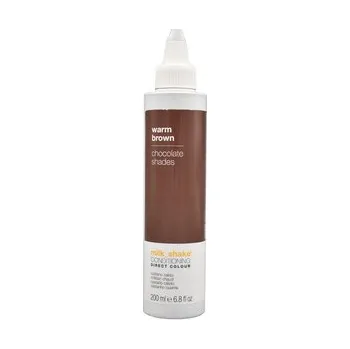 Barva na vlasy Milk_Shake Conditioning Direct Color barevný pigment bez amoniaku a peroxidu 200 ml, Warm Brown