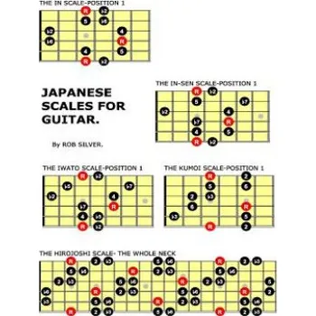 Cizí jazyk Japanese Scales for Guitar (Rob Silver)(Brožovaná)