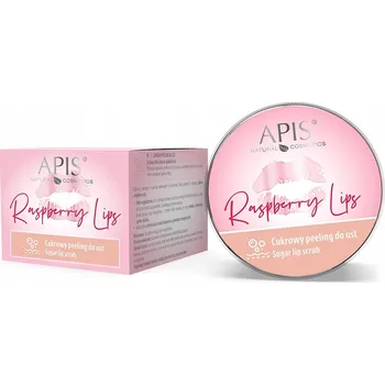Péče o rty Apis Raspberry Lips Cukrový peeling na rty 10 ml