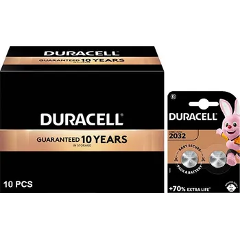 Článková baterie Duracell CR2032 / DL2032 10 ks