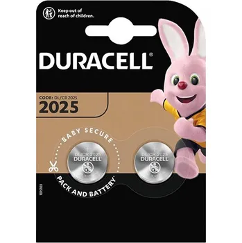 Článková baterie DURACELL knoflíkový článek 3V, CR2025 (DL2025) 1ks