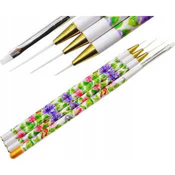 Kosmetický štětec ŠTĚTCE NA GEL SADÁ 4ks