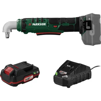 PARKSIDE® Aku úhlový rázový utahovák PAWS 20 A1, 2 Ah + nabíječka + kufr