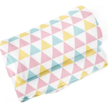 deka Sablio Deka Tříbarevné trojúhelníky - 190x140 cm