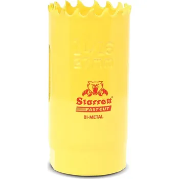 Vrták STARRETT Vykružovací vrták korunkový HSS 27mm, bimetalová děrovka - novinka FAST CUT!