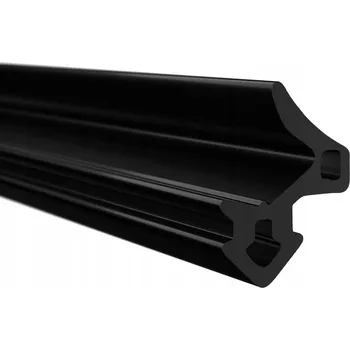 Těsnění do okna a dveří Těsnění do oken, pružné, černé PVC GEALAN S-1188, 40 m