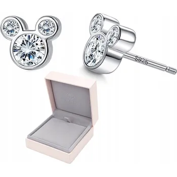 Náušnice Fraise náušnice puzetky stříbrné 925 Medvídci Myšky pro holčičku