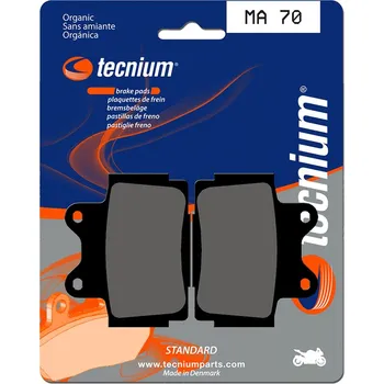 Nářadí na motocykly Brzdové destičky TECNIUM Street Organic - MA70 MA70