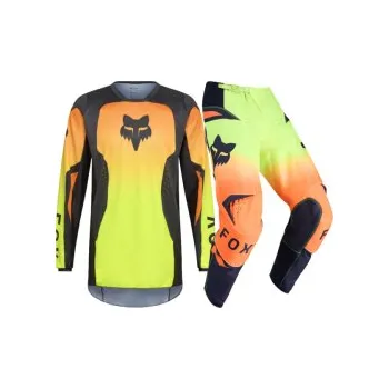 Moto kombinéza Mx Komplet FOX 180 Shield Flo Yellow Gear Set 2026, Dres XXL, Kalhoty 28