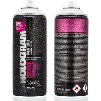 Barva ve spreji Montana Hologram Glitter 400 ml - Lesklý kovový efekt