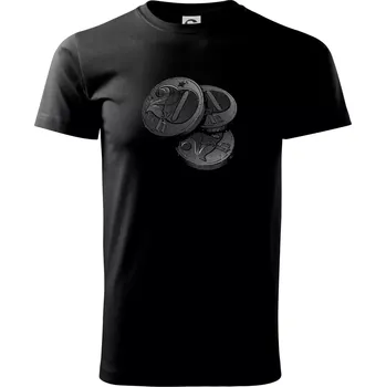 Pánské tričko Haléře pro šedesátníka - Triko extra velké (5-8XL) - 6XL ( Černá )