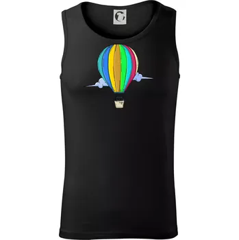 Pánské termoprádlo Horkovzdušný balon v oblacích - Tílko pánské Core - XL ( Černá )