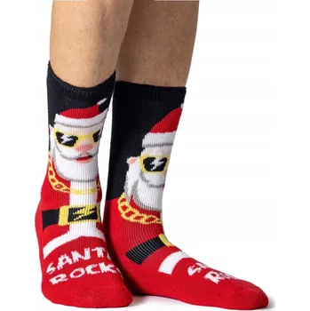 Pánské vánoční Heat Holders LITE ponožky SANTA